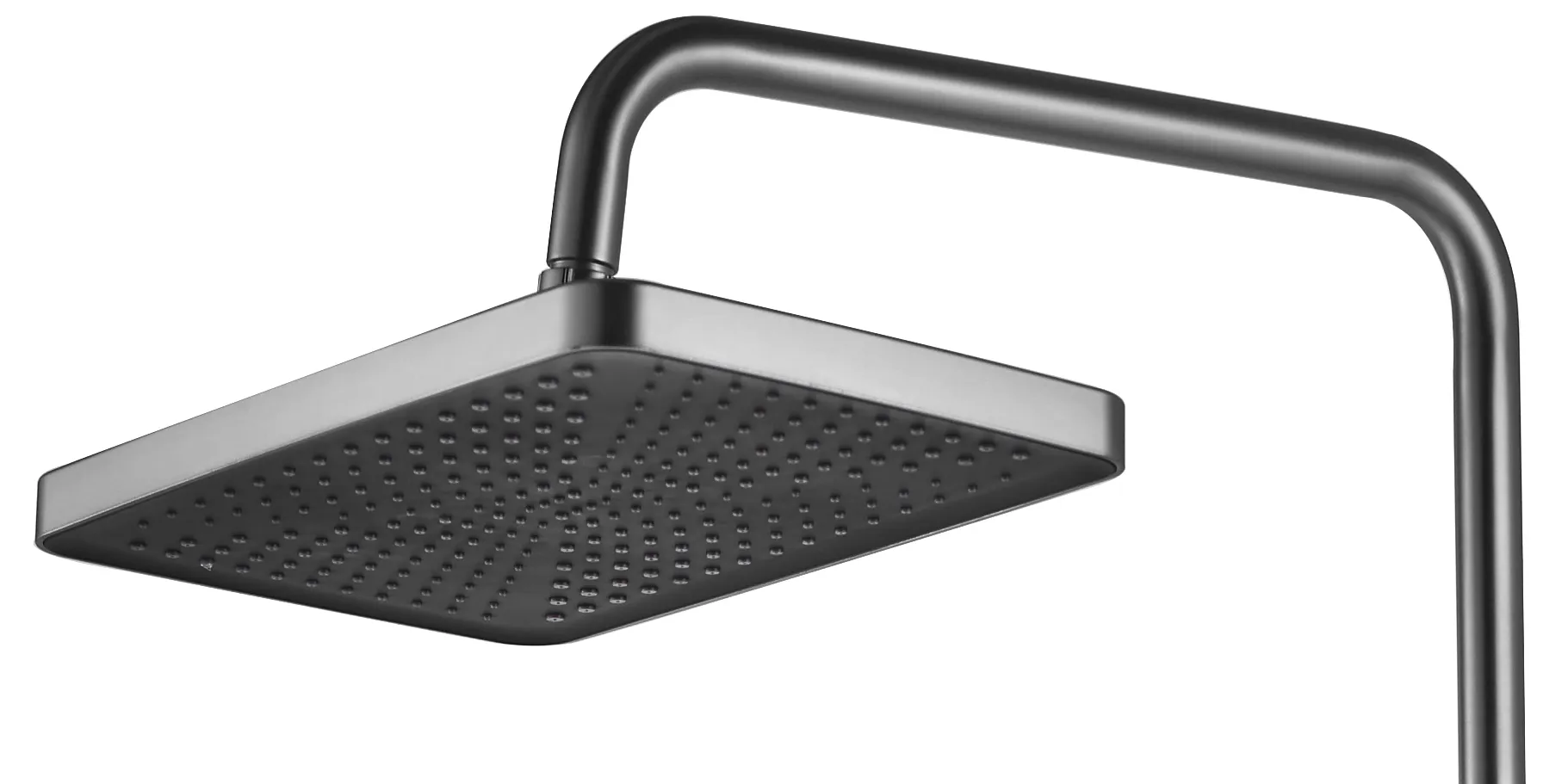 Set de duș culoare crom periat înălțime 115 cm material alamă model Rob Brushed Chrome [8]