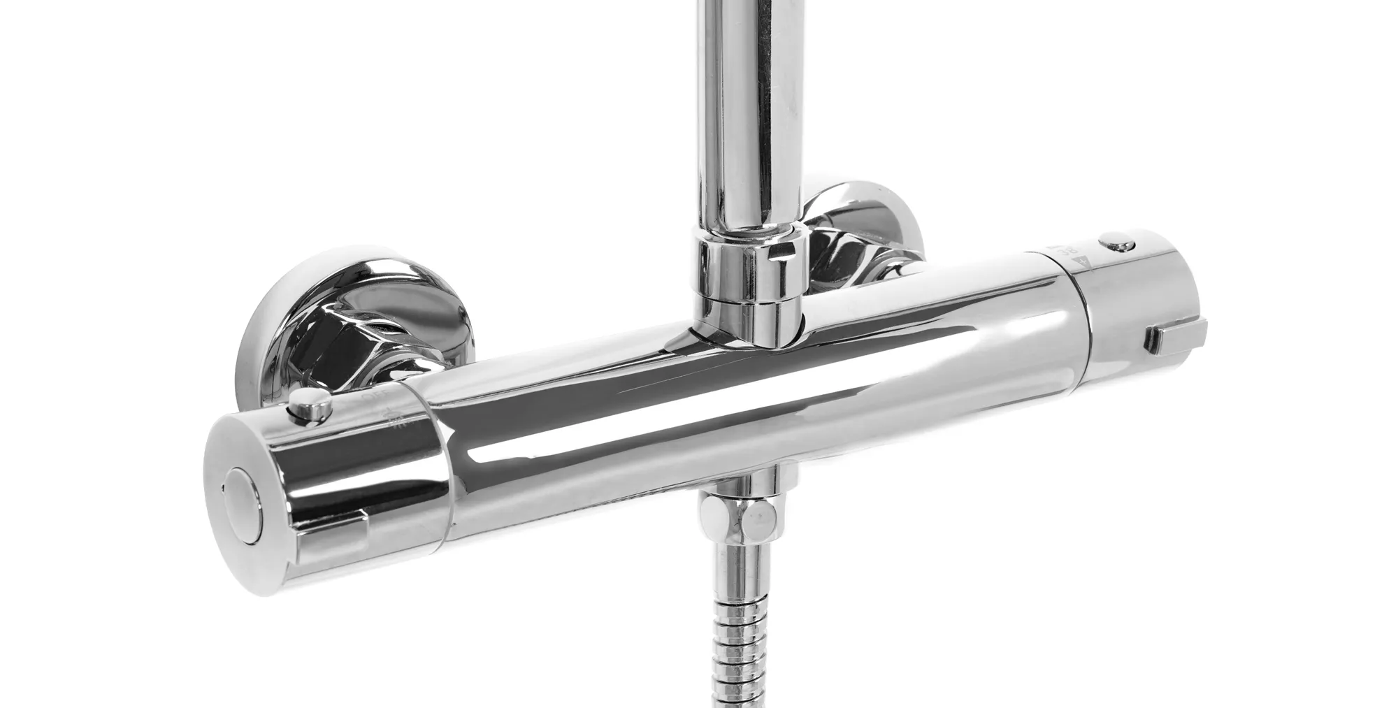 Set de duș culoare crom înălțime 120 cm material alamă/ABS model Tom Chrome [3]