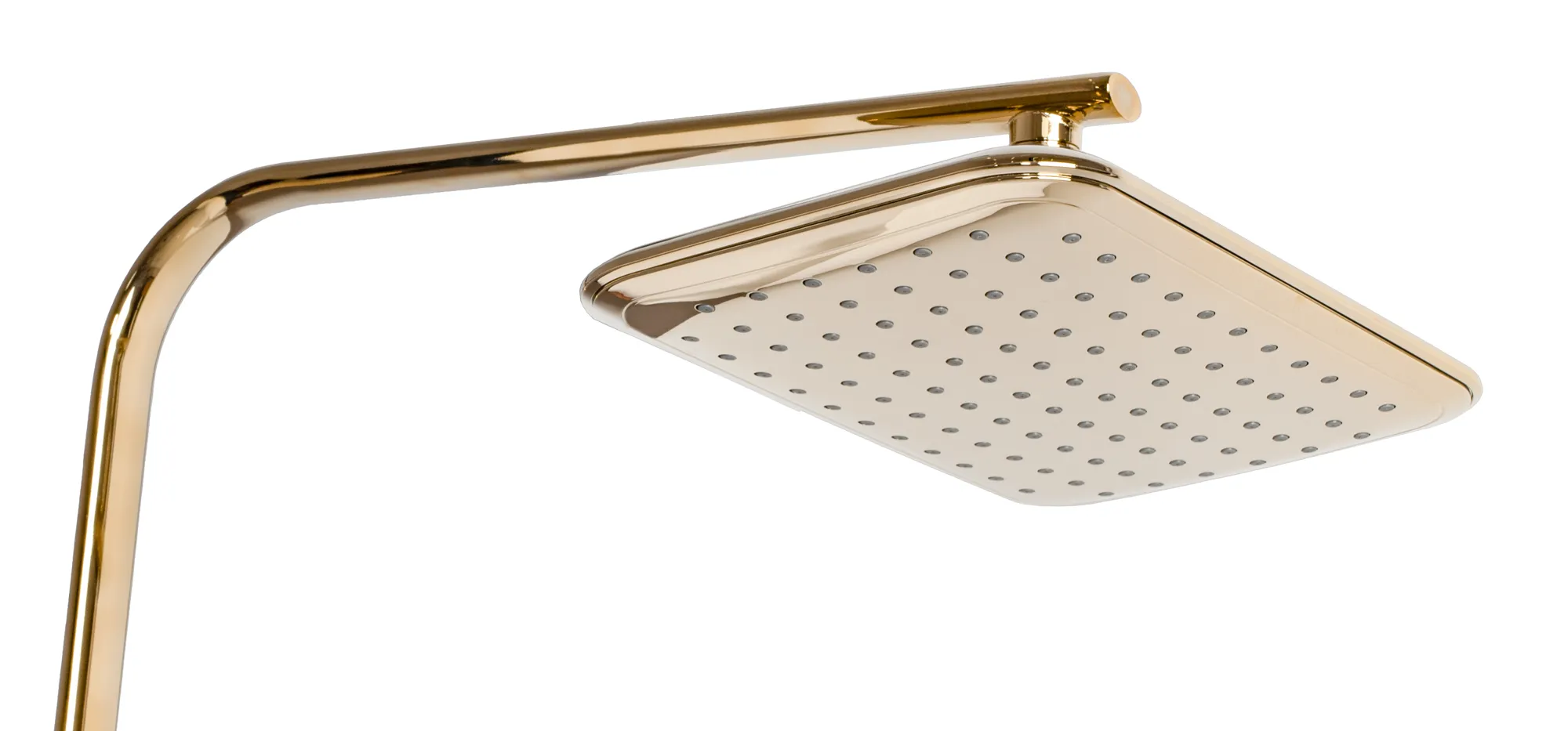 Set de duș culoare auriu înălțime 120 cm material alamă/ABS model Tom Gold [5]