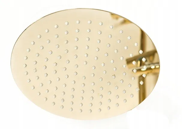 Set de duș culoare auriu înălțime 123 cm material alamă/ABS model Vincent Gold [5]