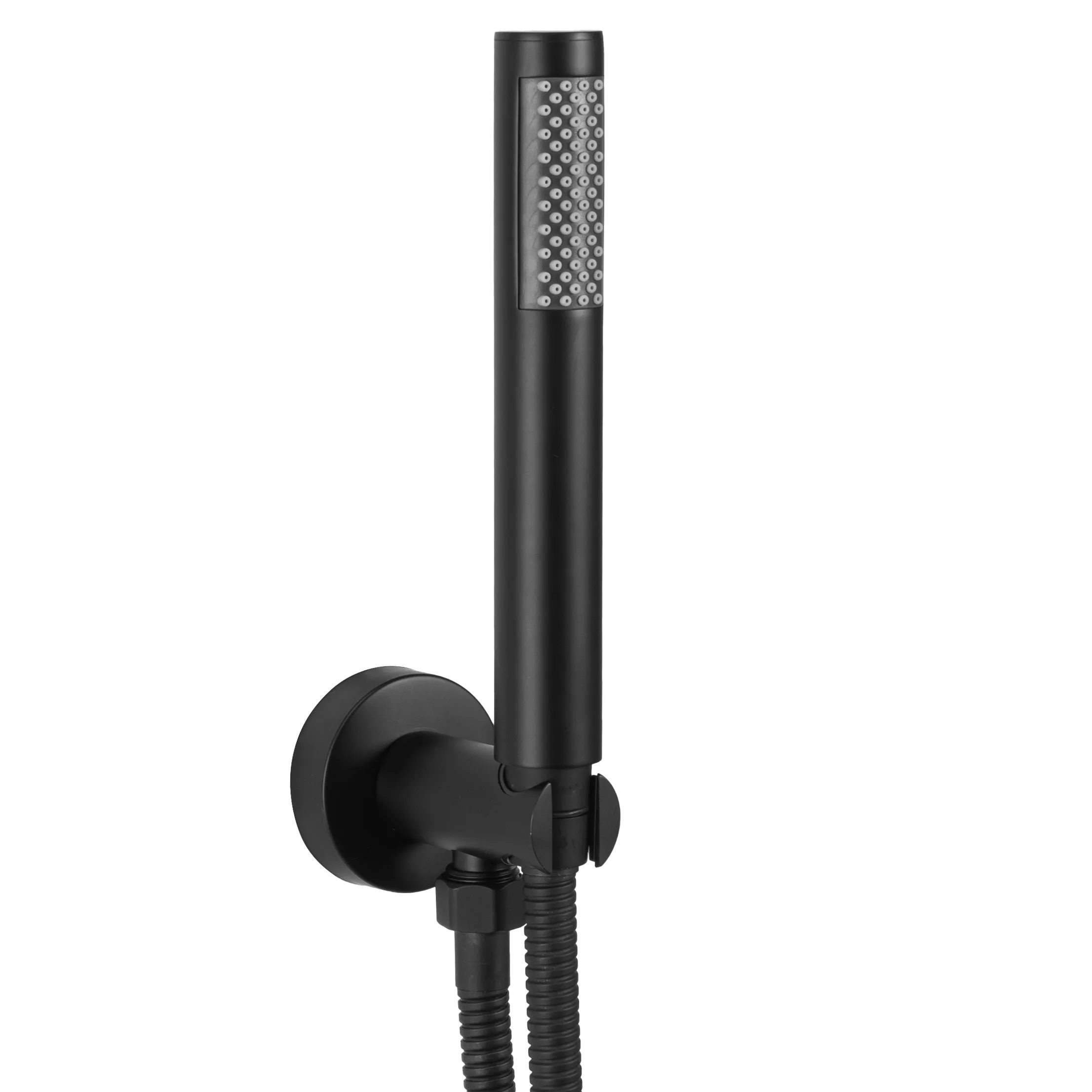 Set de duș cu termostat finisaj negru mat înălțime 18 cm model Lungo Black Matt [3]