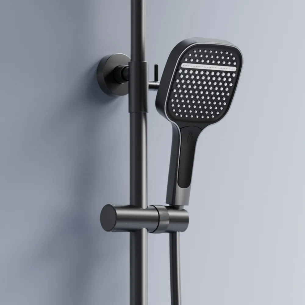 Set de duș finisaj titanium înălțime 100 cm model Bari Titanium [6]
