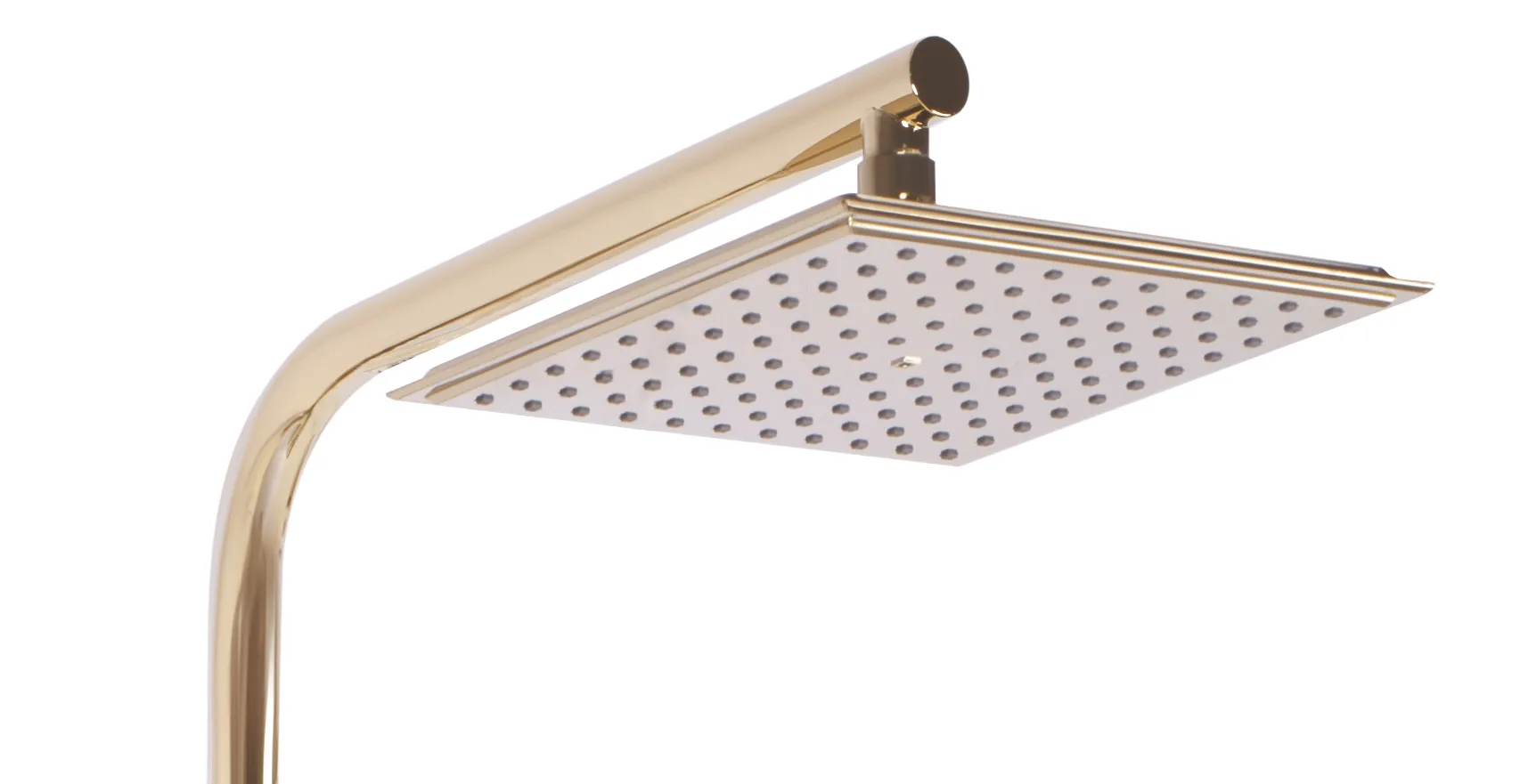 Set de duș culoare auriu înălțime 105 cm material alamă/ABS model Bravo Gold [3]