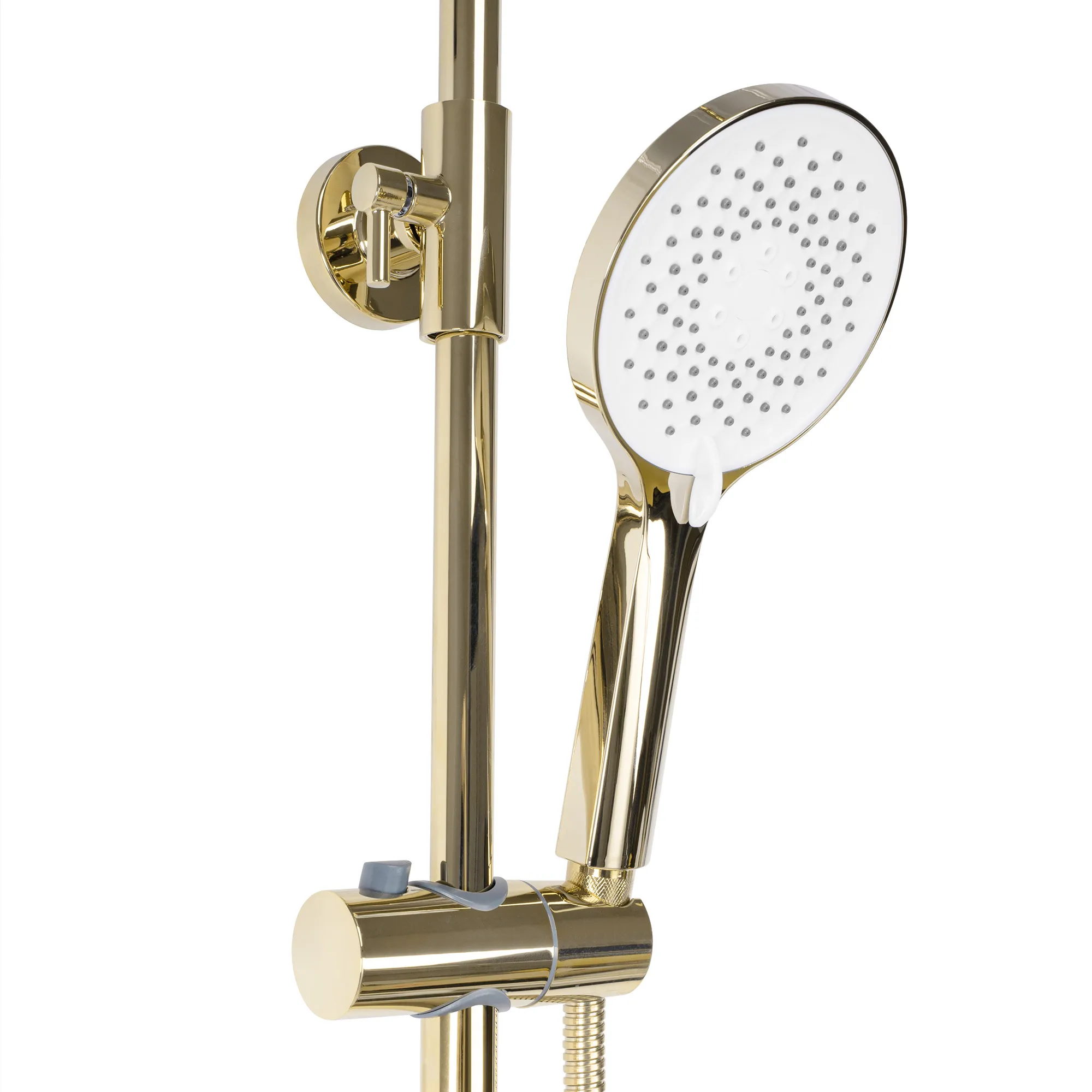 Set de duș culoare auriu înălțime 153 cm material alamă/ABS model Avalon Gold [6]