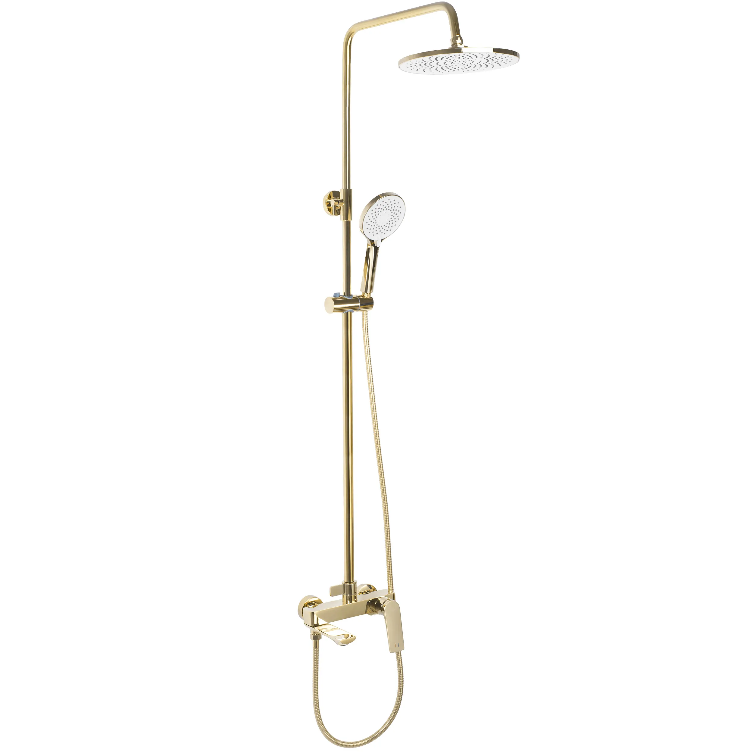Set de duș culoare auriu înălțime 153 cm material alamă/ABS model Avalon Gold [1]