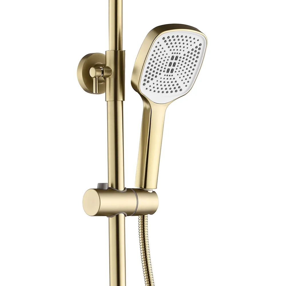 Set de duș culoare auriu periat înălțime 135 cm model Storm Gold Brush [4]