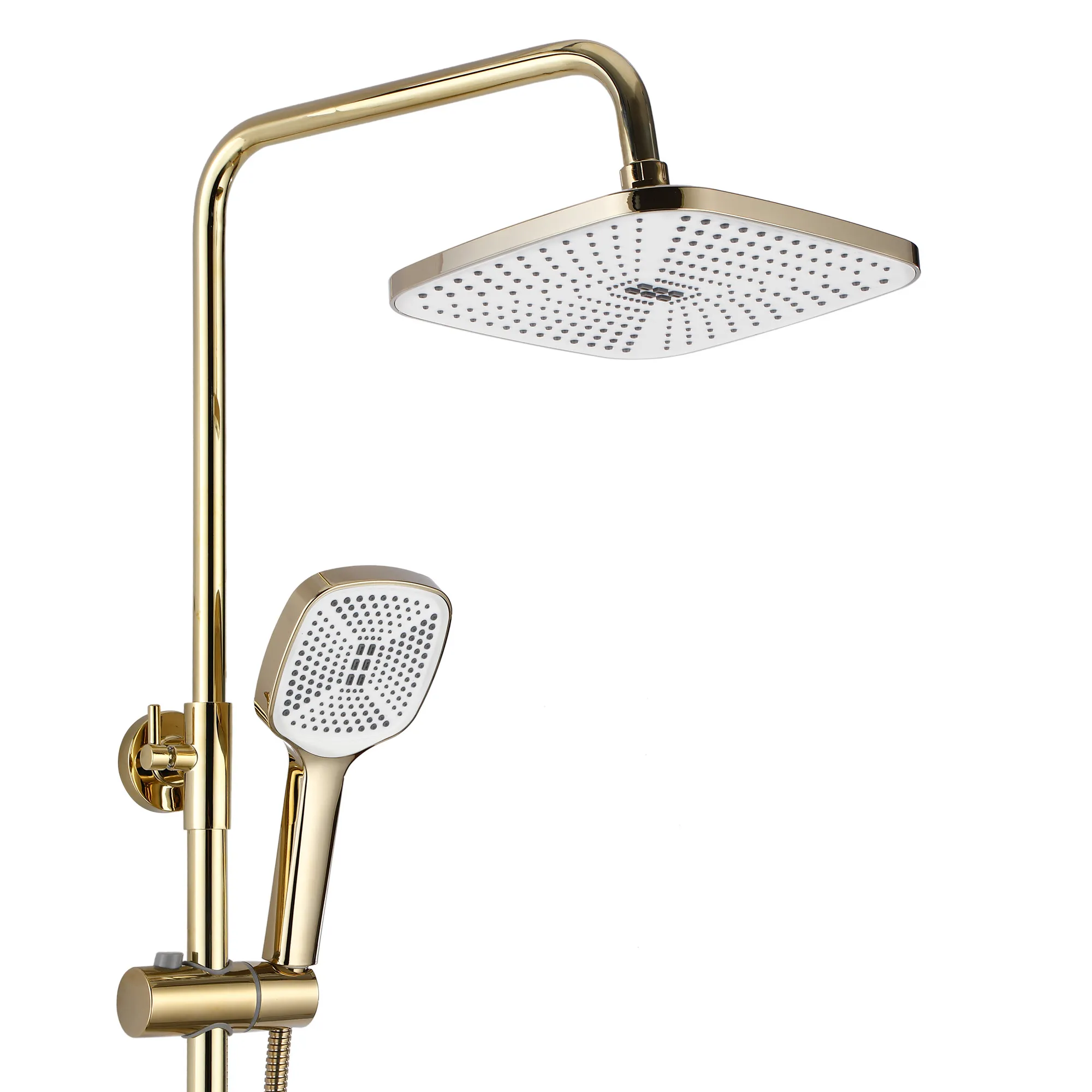 Set de duș culoare auriu înălțime 144 cm material alamă/ABS model Argus Gold [3]