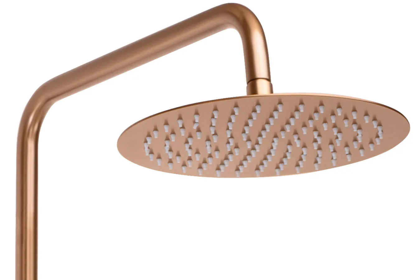 Set de duș cu termostat finisaj cupru periat înălțime 117 cm model Lungo Copper Brushed [5]