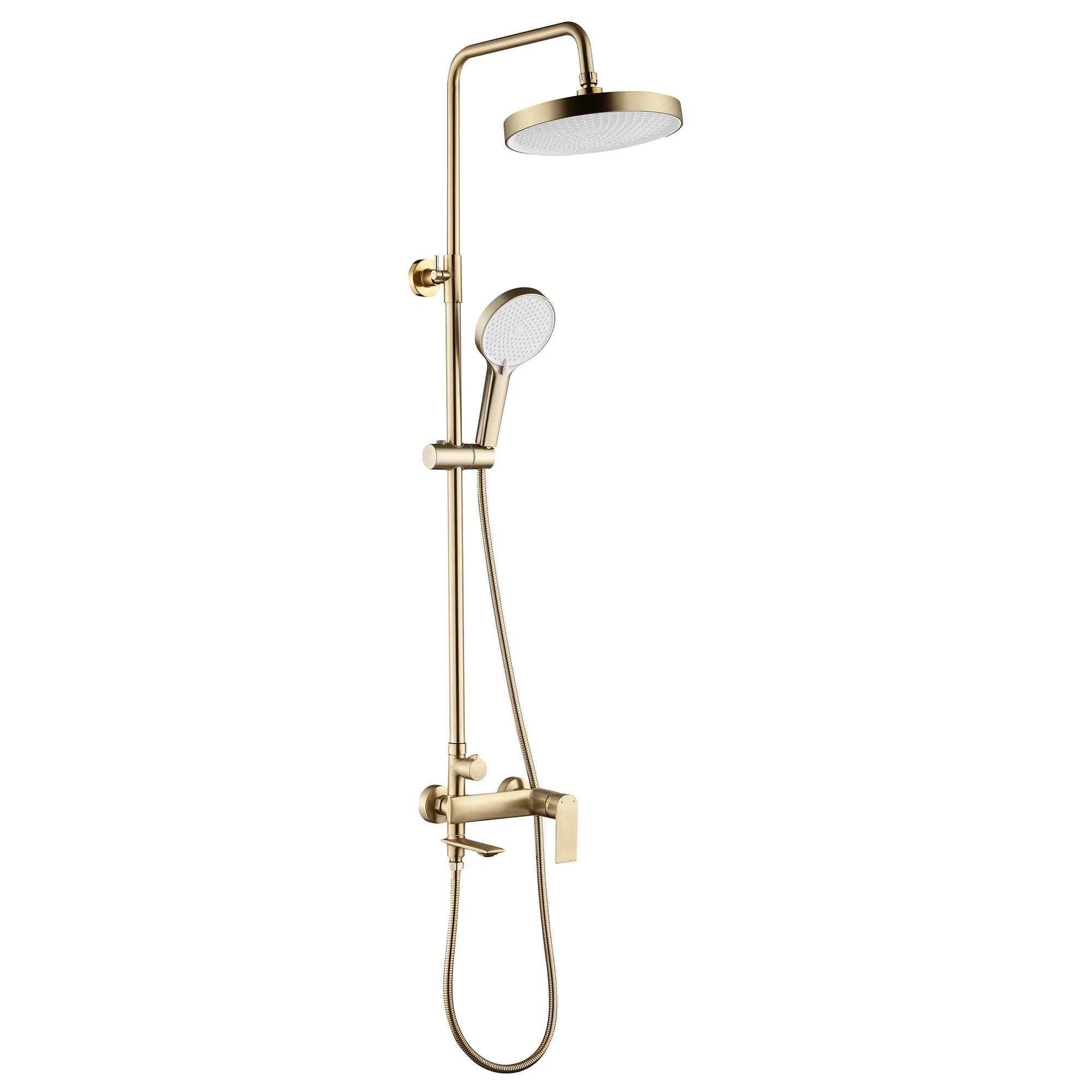 Set de duș finisaj auriu periat înălțime 136 cm model Veneta Gold Brushed [1]