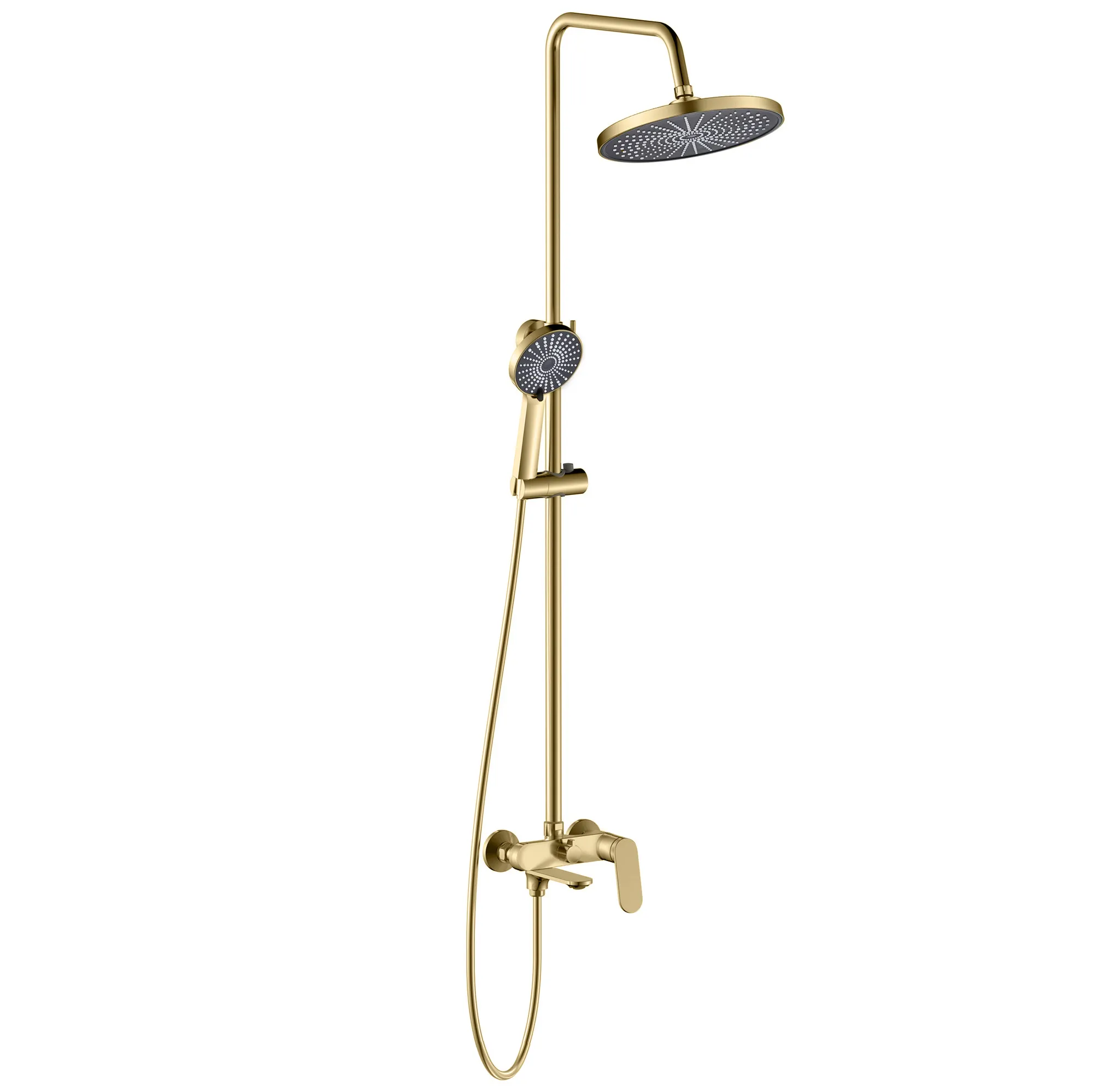 Set de duș culoare auriu periat înălțime 117 cm model Marco Gold Brushed [1]