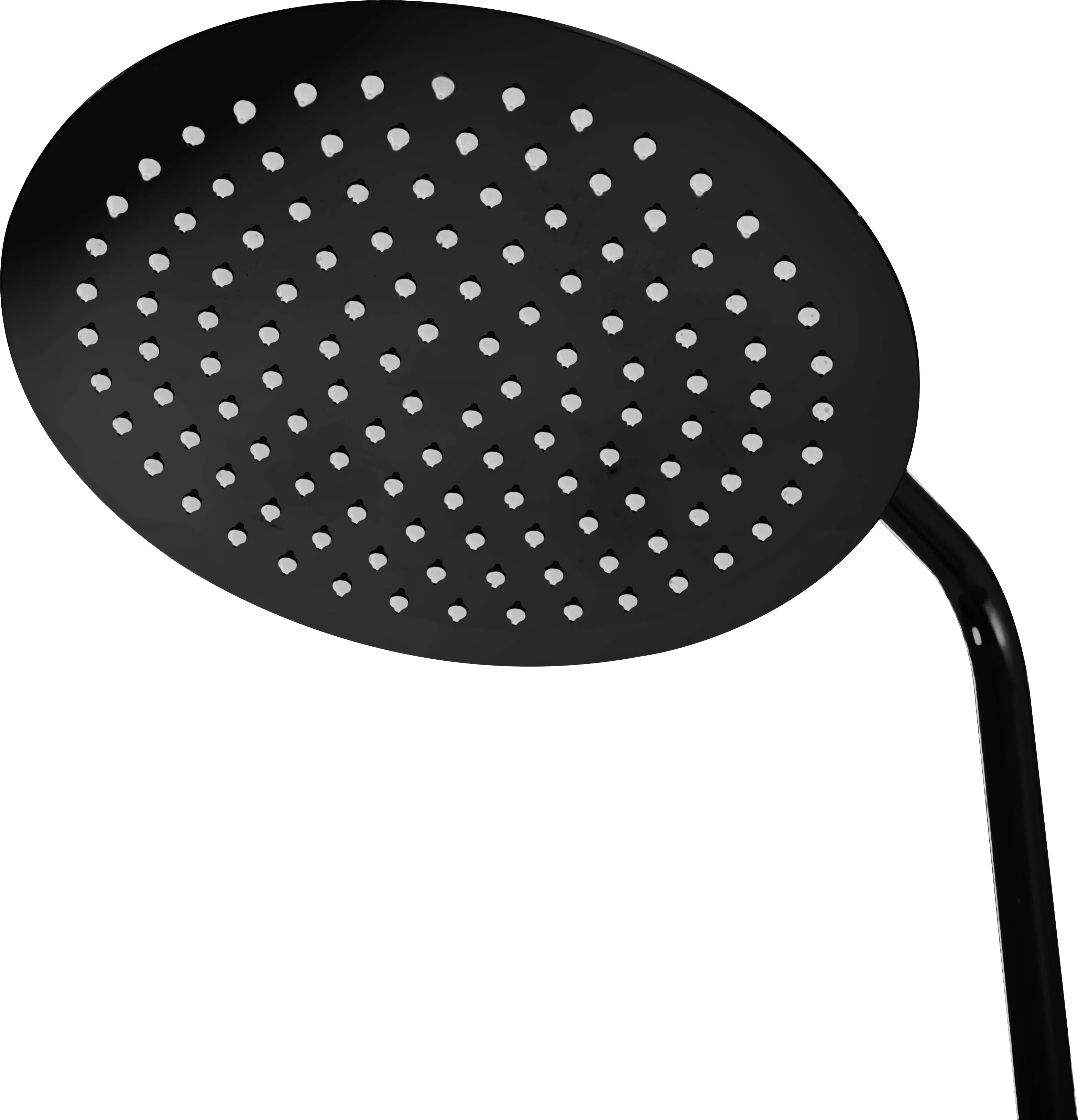 Set de duș cu termostat culoare negru metalic înălțime 117 cm material alamă/ABS model Lungo Black Metalic [6]
