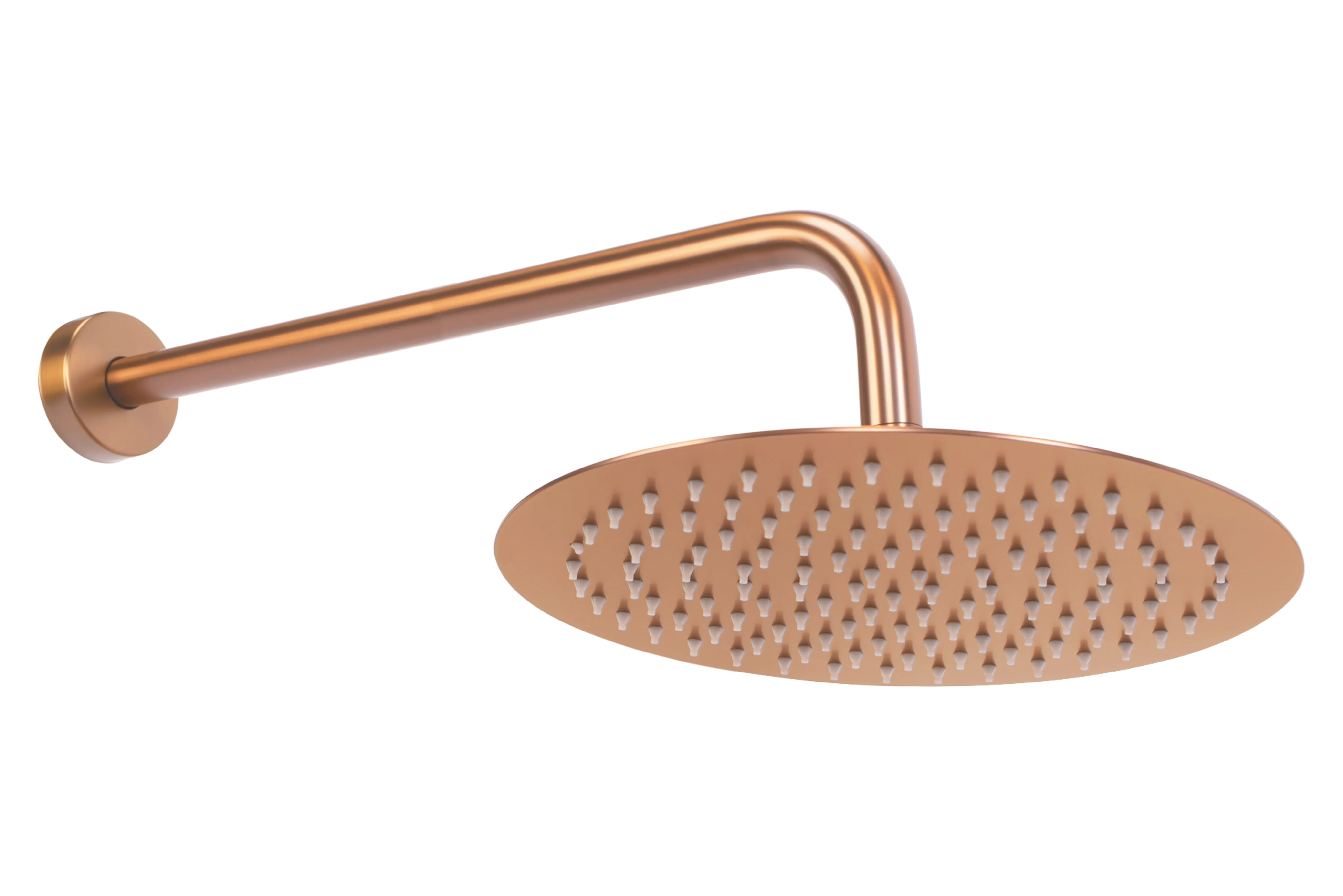 Set de duș încastrat finisaj cupru periat înălțime 16 cm material alamă model Lungo Copper Brushed [4]
