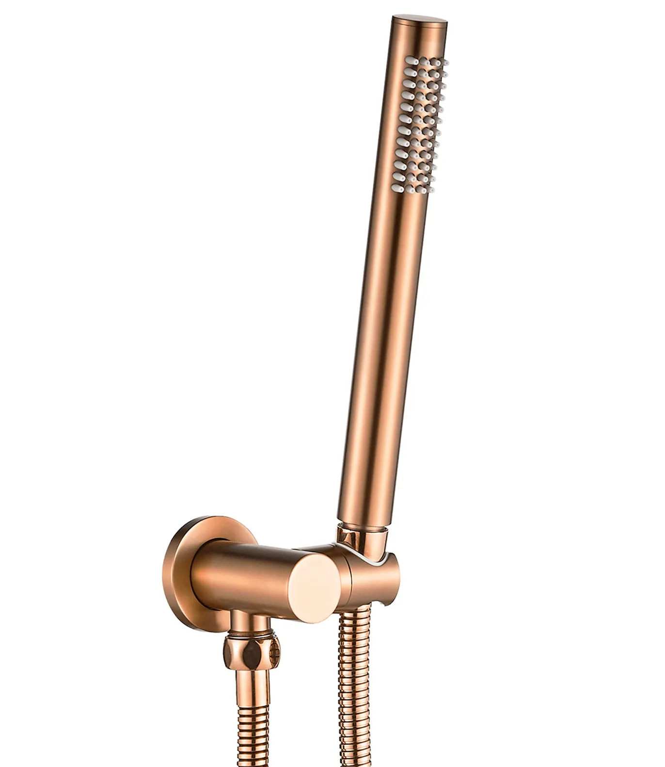 Set de duș încastrat finisaj cupru periat înălțime 16 cm material alamă model Lungo Copper Brushed [3]