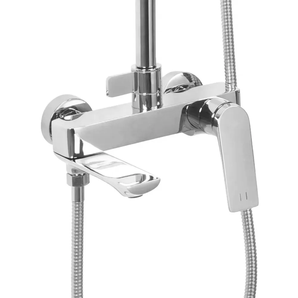 Set de duș finisaj crom lucios înălțime 130 cm model Avalon Chrome [3]
