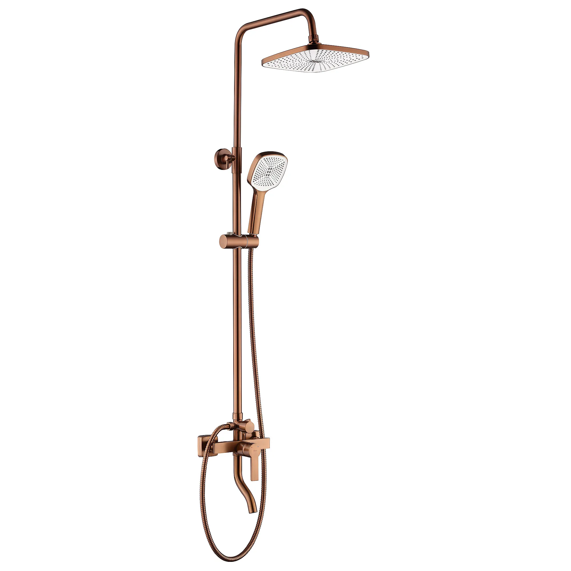 Set de duș finisaj cupru periat înălțime 144 cm model Argus Copper Brushed [1]
