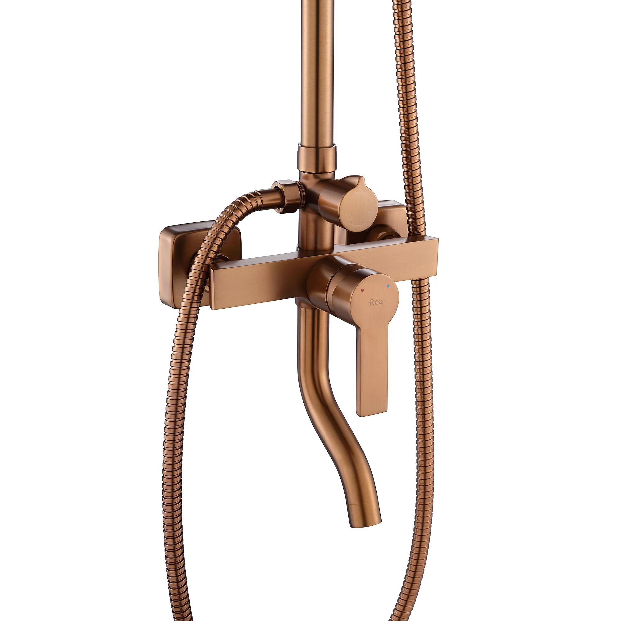 Set de duș finisaj cupru periat înălțime 144 cm model Argus Copper Brushed [2]