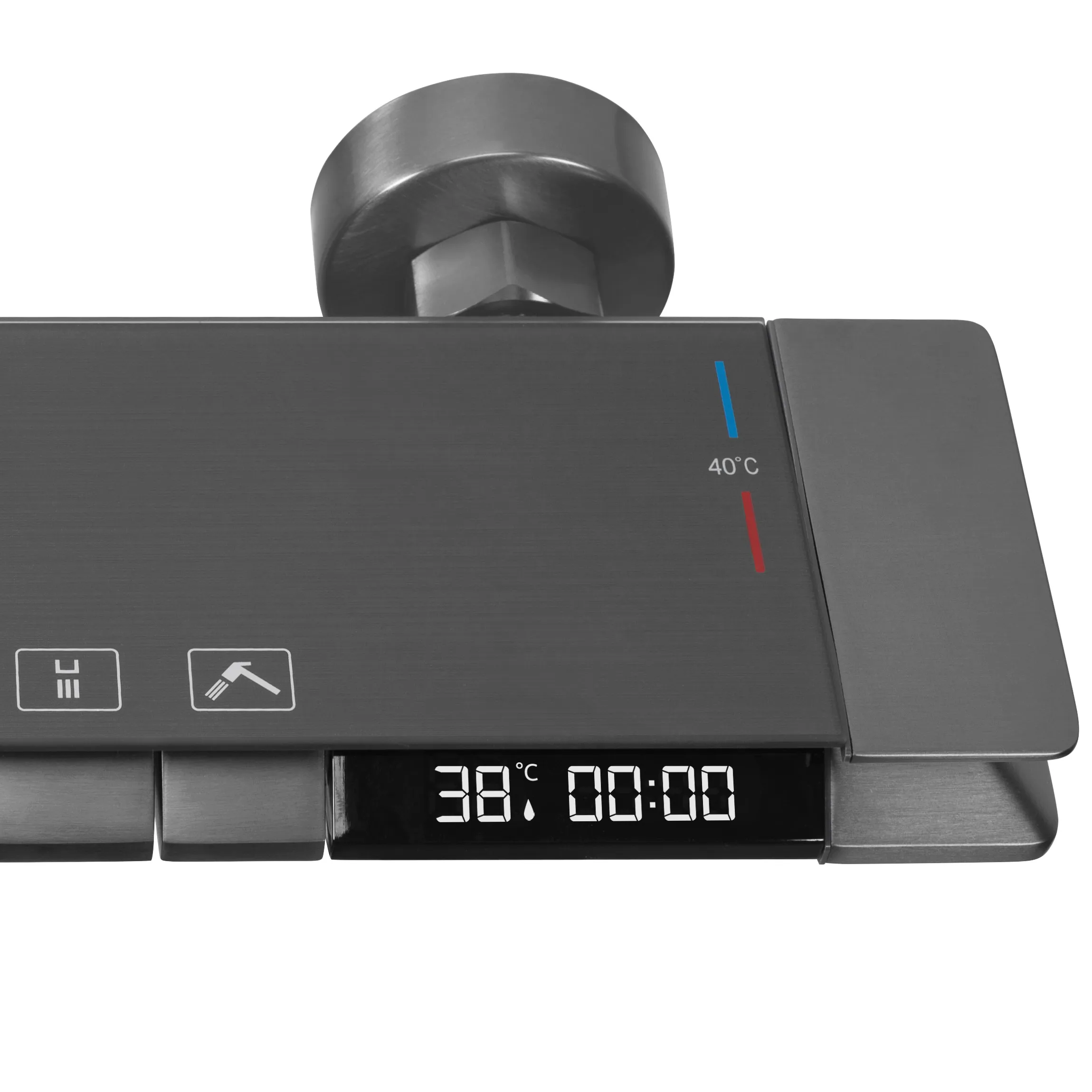 Set de duș finisaj titanium înălțime 80 cm model Karl Titanium [5]