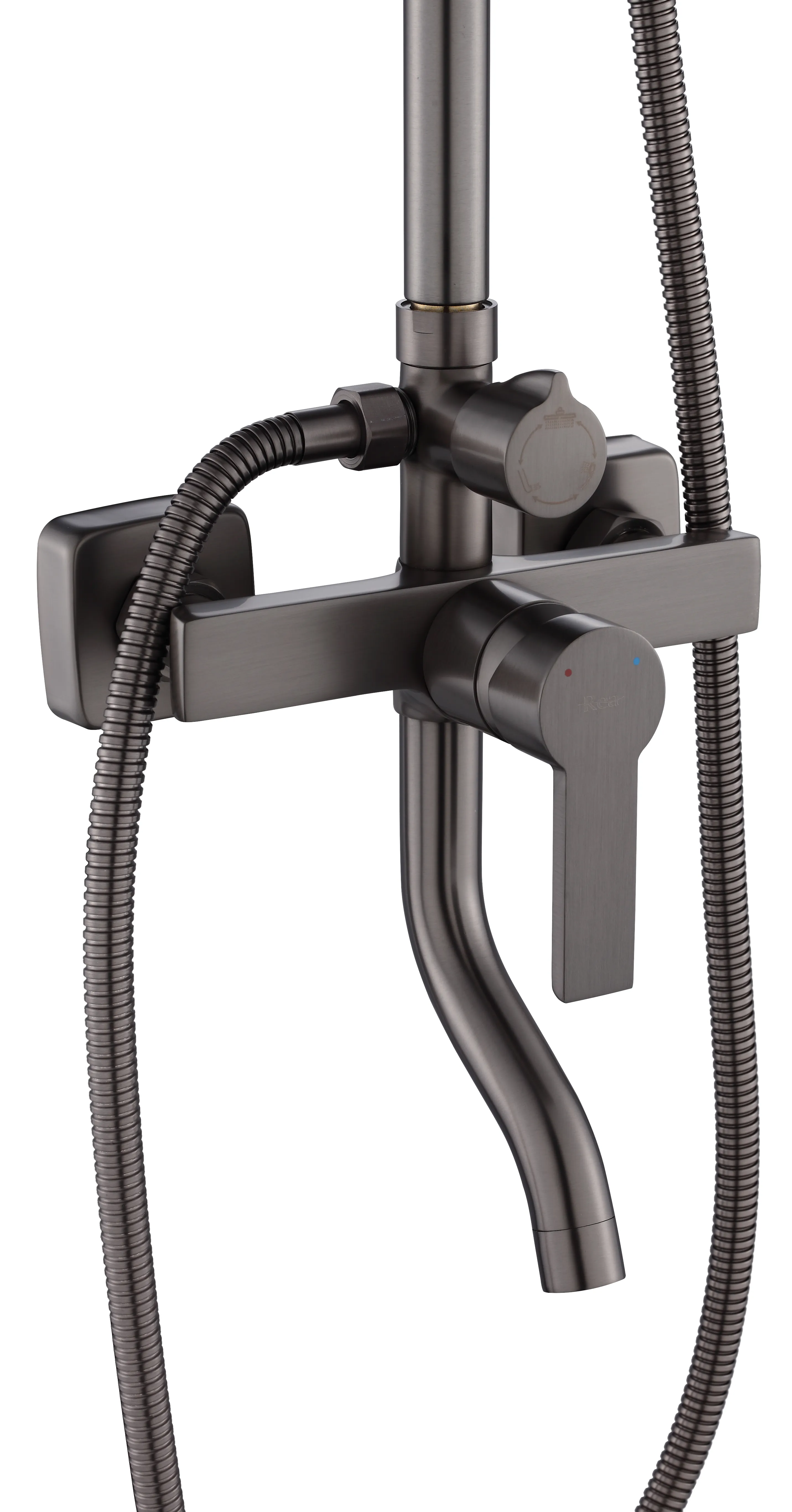 Set de duș culoare titanium înălțime 144 cm model Argus Titan [3]