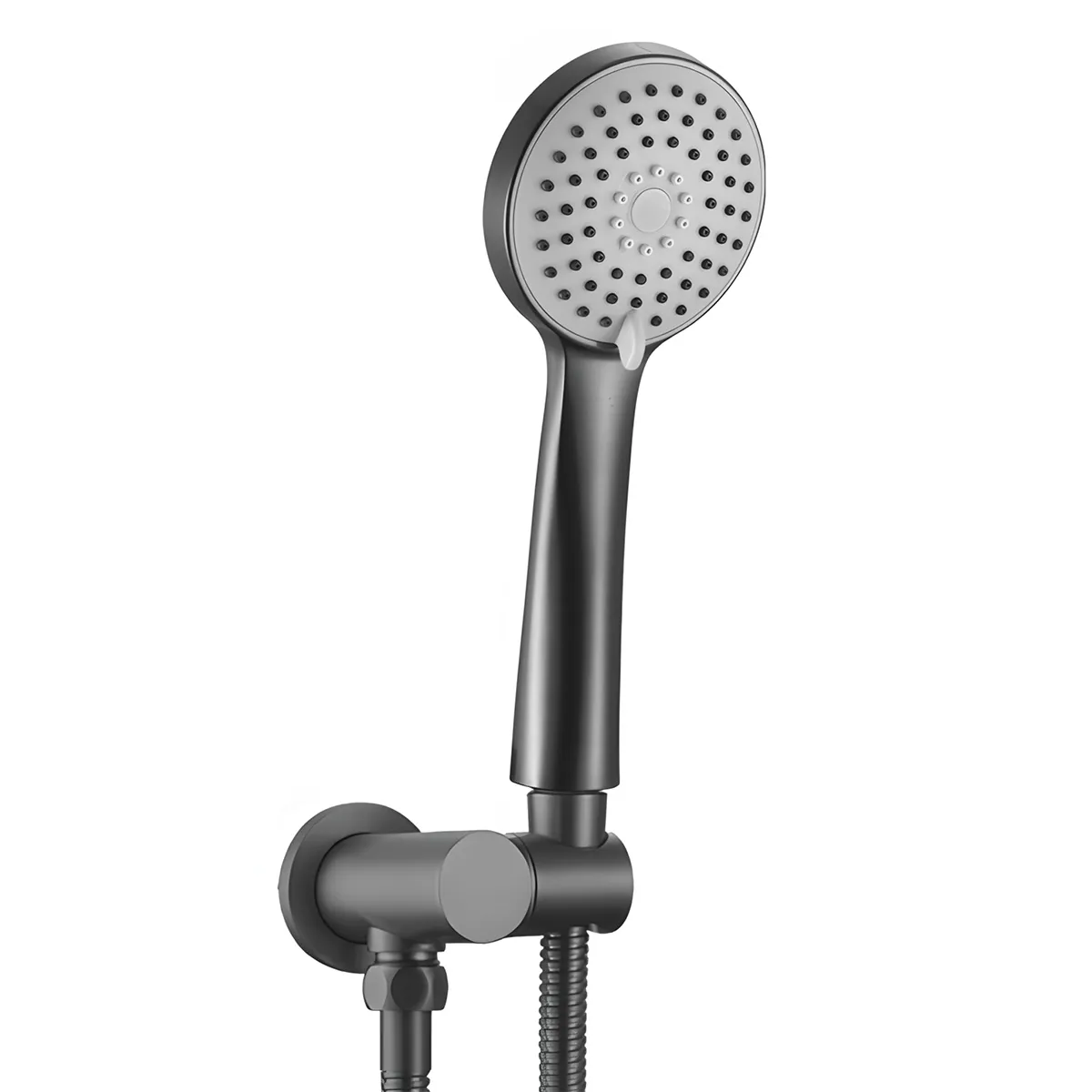 Set de duș încastrat culoare titanium  înălțime 17 cm model Lungo Ontario Gun Grey [4]