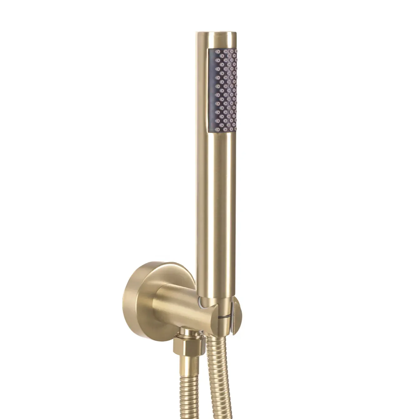 Set de duș încastrat finisaj auriu periat înălțime 15 cm model Argon Gold Brush [3]