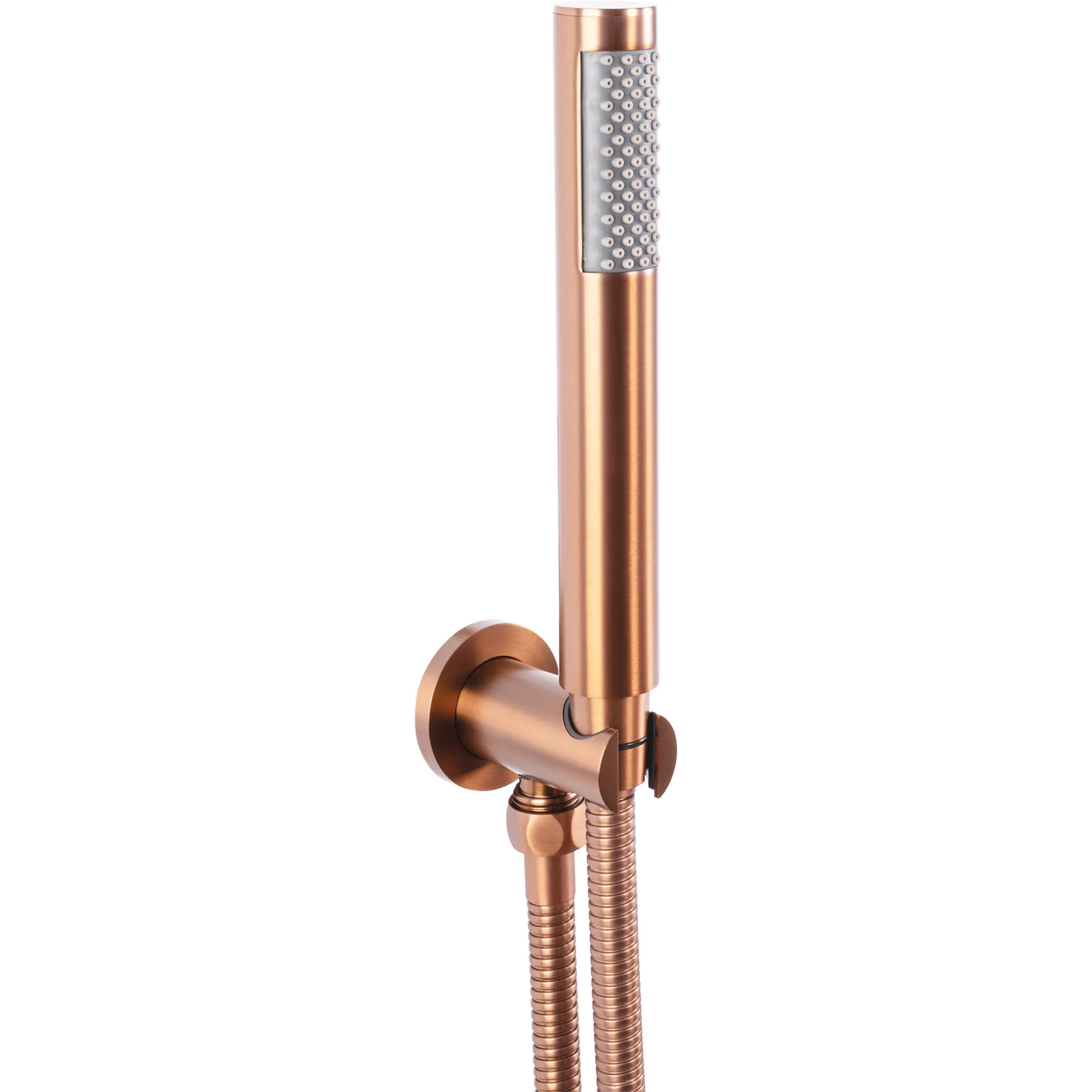 Set de duș cu termostat finisaj cupru periat înălțime 17 cm material alamă model Lungo Copper Brushed [3]