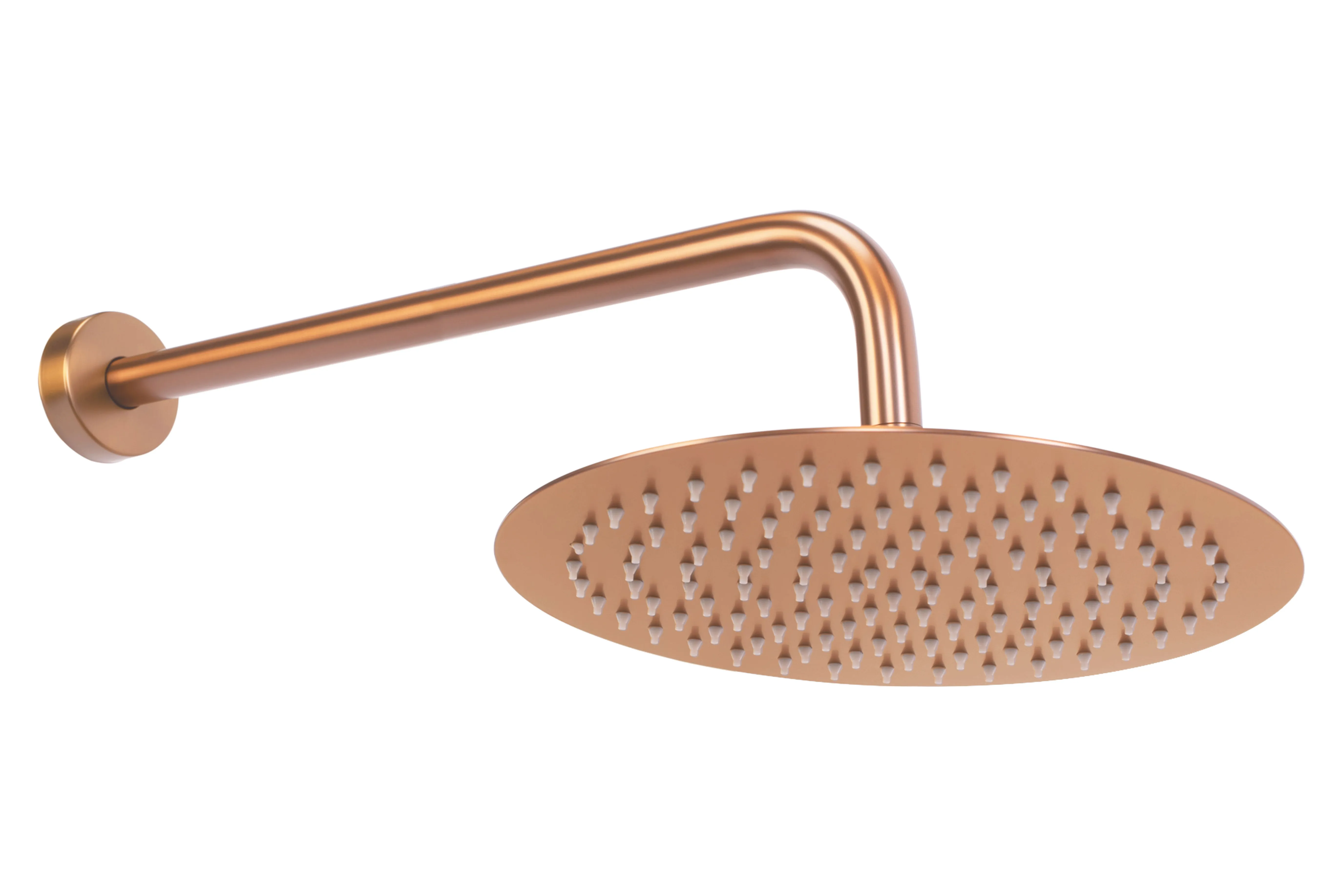 Set de duș cu termostat finisaj cupru periat înălțime 17 cm material alamă model Lungo Copper Brushed [4]