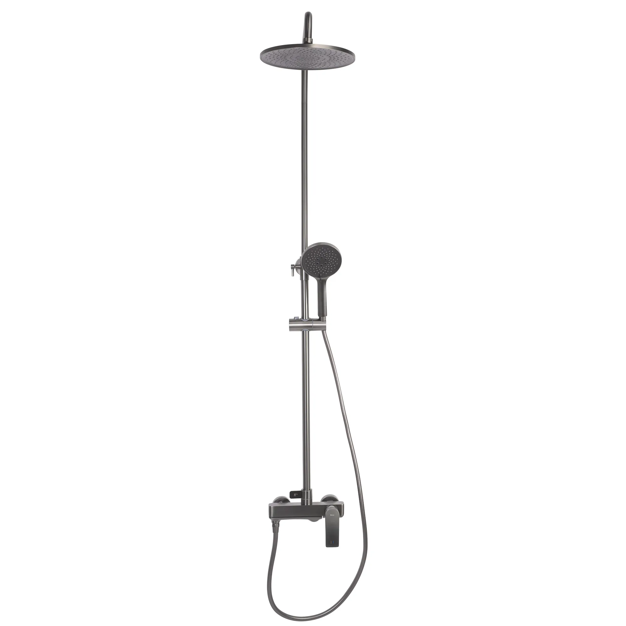 Set de duș culoare titanium înălțime 153 cm material alamă/ABS model Avalon Titanium [2]
