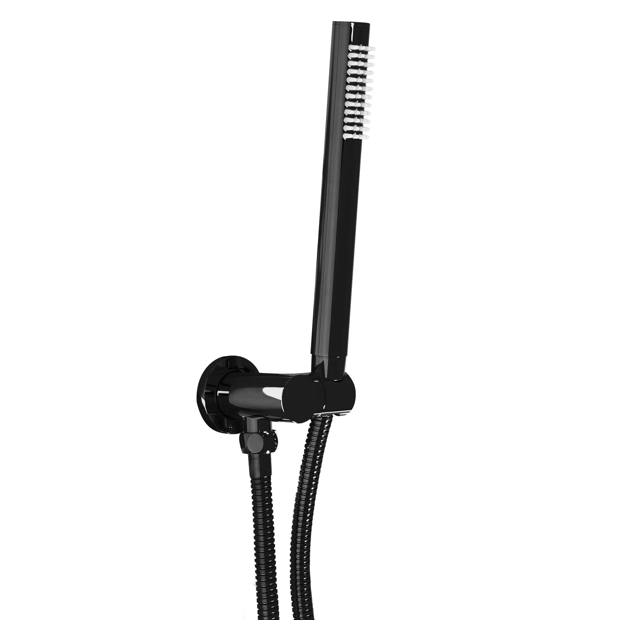 Set de duș încastrat în perete finisaj negru metalic înălțime 16 cm model Lungo Black Metalic [4]