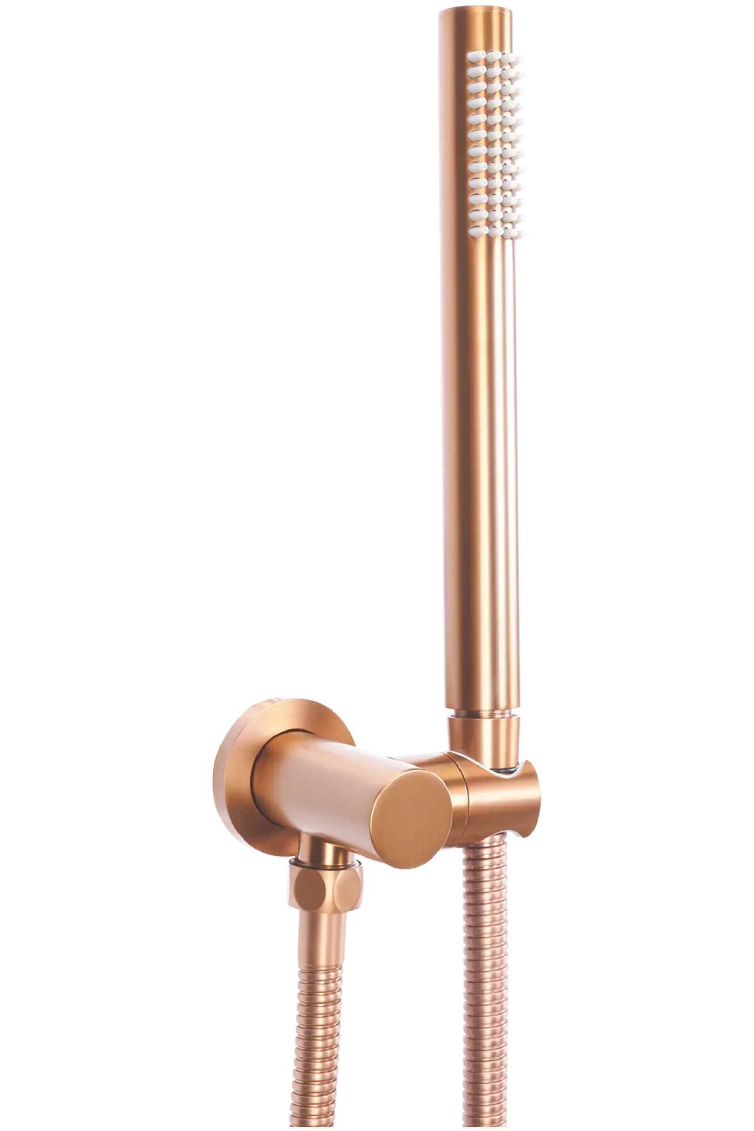 Set de duș încastrat în perete finisaj cupru periat înălțime 16 cm model Lungo Copper Brushed [6]