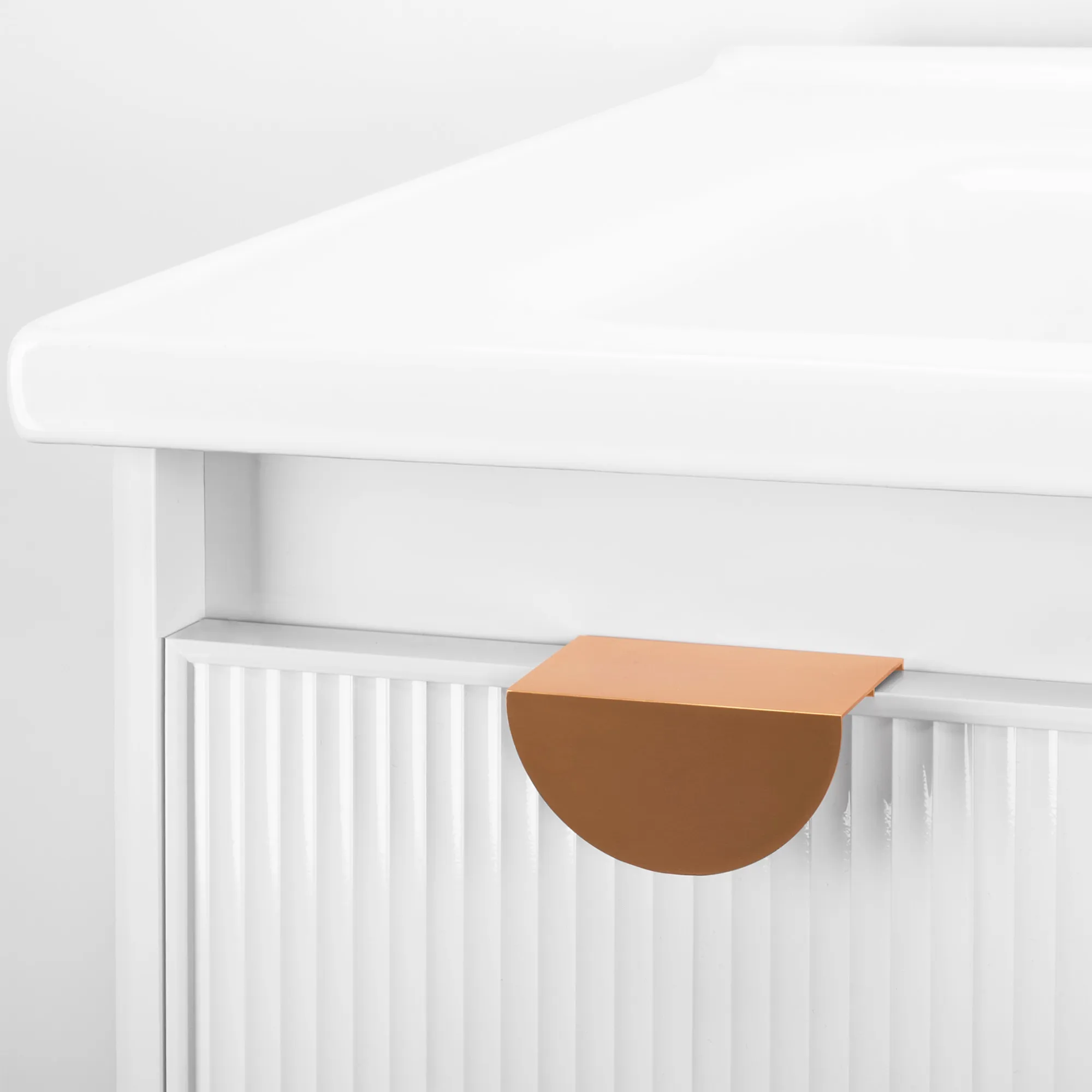 Set mobilier de baie cu lavoar și oglindă incluse lățime 60 cm culoare alb model Mario White [6]