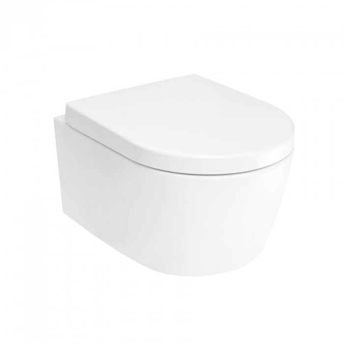 Set vas Wc + Bideu suspendabil culoare alb model Laura White - Veldman [6]