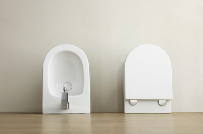 Set vas Wc + Bideu suspendabil culoare alb model Laura White - Veldman [4]