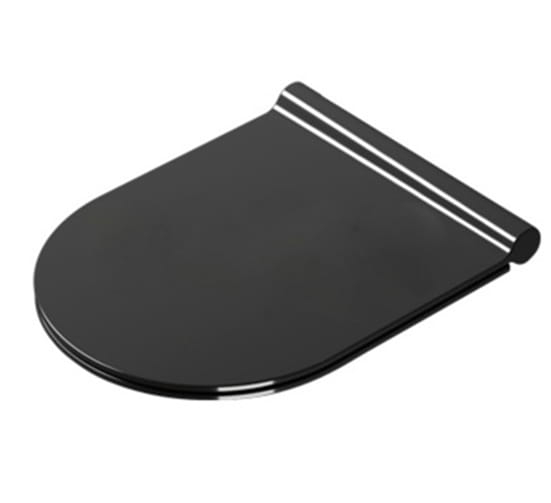 Set vas Wc + Bideu suspendabil culoare negru model Vera Black - Veldman [7]