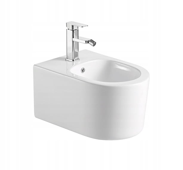 Set vas Wc + Bideu suspendabil culoare alb model Lorento White - Veldman [5]