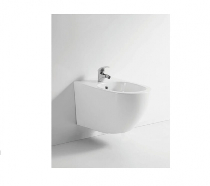 Set vas Wc + Bideu suspendabil culoare alb model Vera White - Veldman [4]