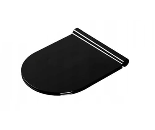 Set vas Wc + Bideu suspendabil culoare negru model Lorent Black - Veldman [7]