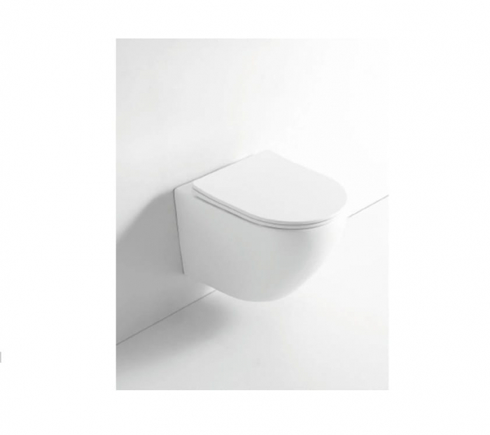 Set vas Wc + Bideu suspendabil culoare alb model Vera White - Veldman [3]