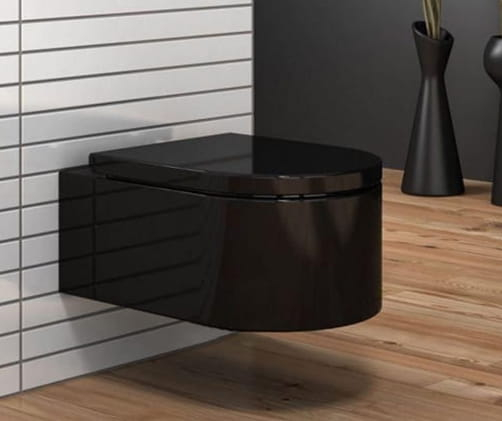Set vas Wc + Bideu suspendabil culoare negru model Lorent Black - Veldman [4]