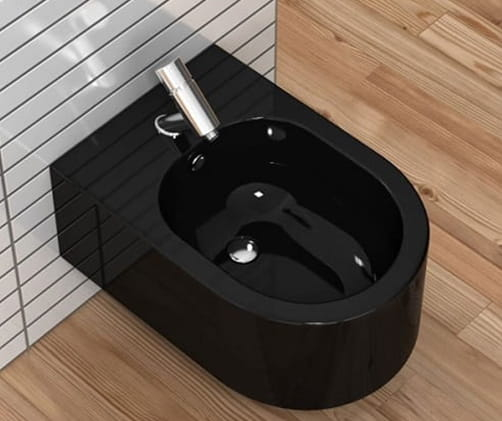 Set vas Wc + Bideu suspendabil culoare negru model Lorent Black - Veldman [5]
