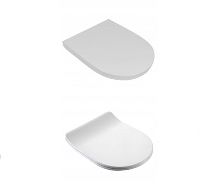 Set vas Wc + Bideu suspendabil culoare alb model Vera White - Veldman [8]