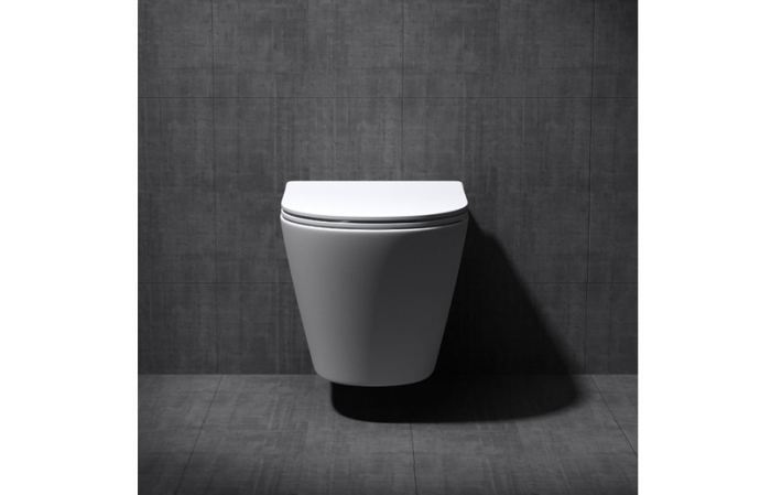 Set vas Wc + Bideu suspendabil culoare alb model Sonata White - Veldman [6]