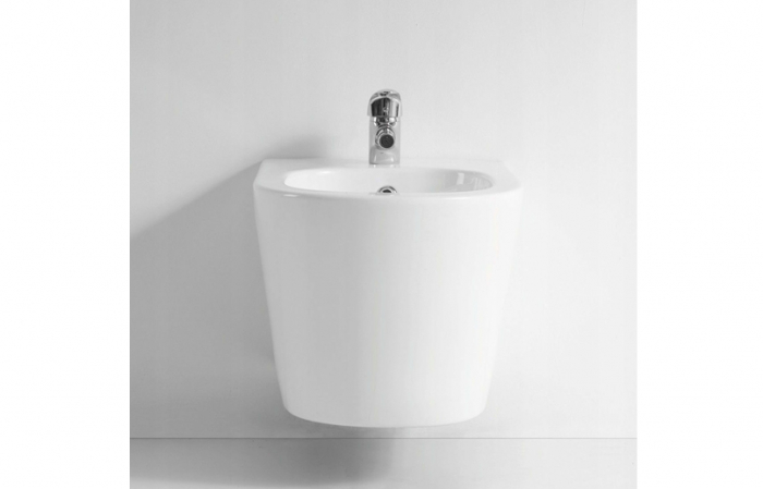Set vas Wc + Bideu suspendabil culoare alb model Sonata White - Veldman [10]