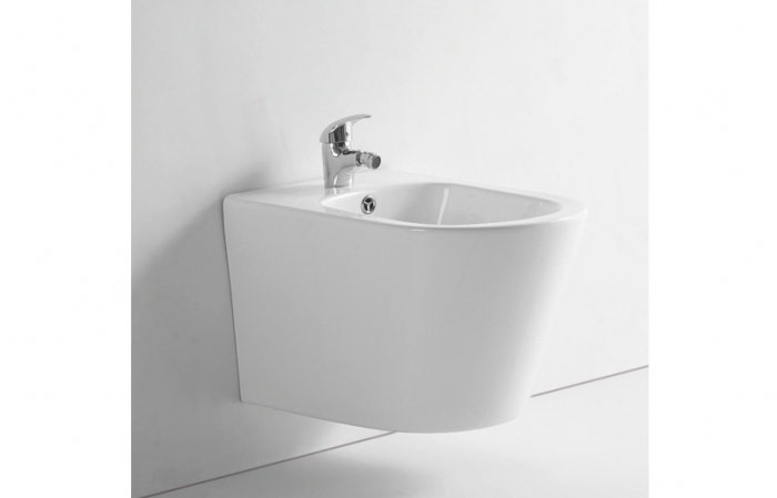 Set vas Wc + Bideu suspendabil culoare alb model Sonata White - Veldman [9]