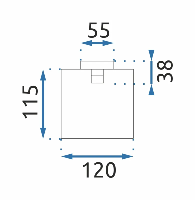 Suport hârtie igienică finisaj cromat model OSTE 05 [7]
