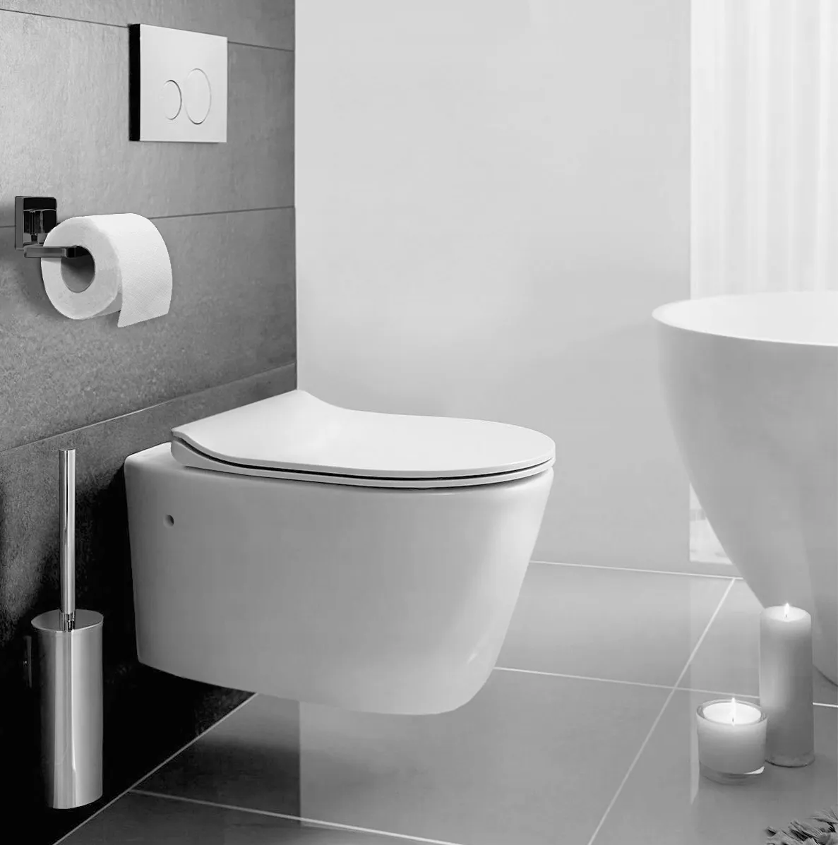 Suport hârtie igienică finisaj negru model 381698 [3]