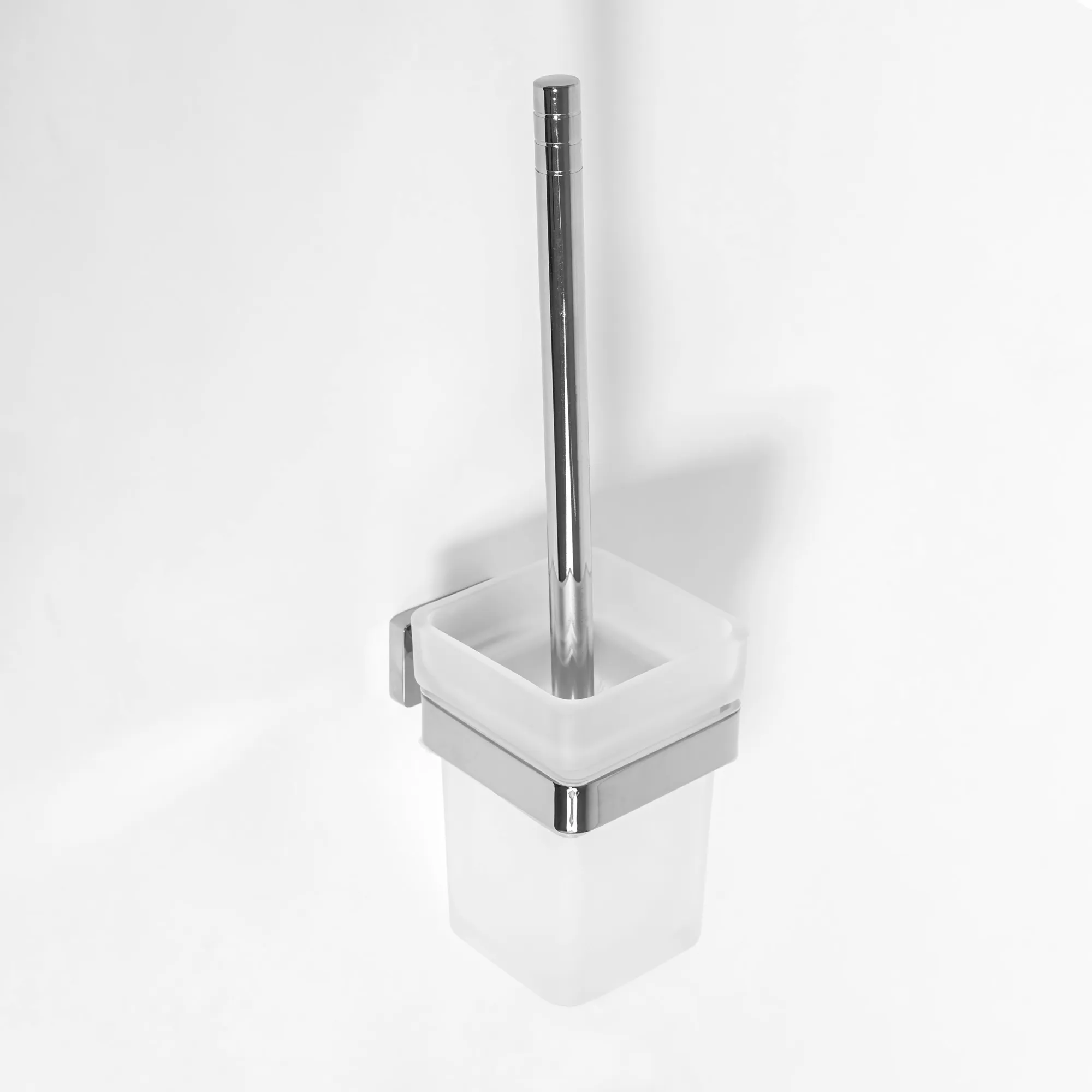 Perie Wc cu suport finisaj crom model pătrat 80012 Erlo [3]