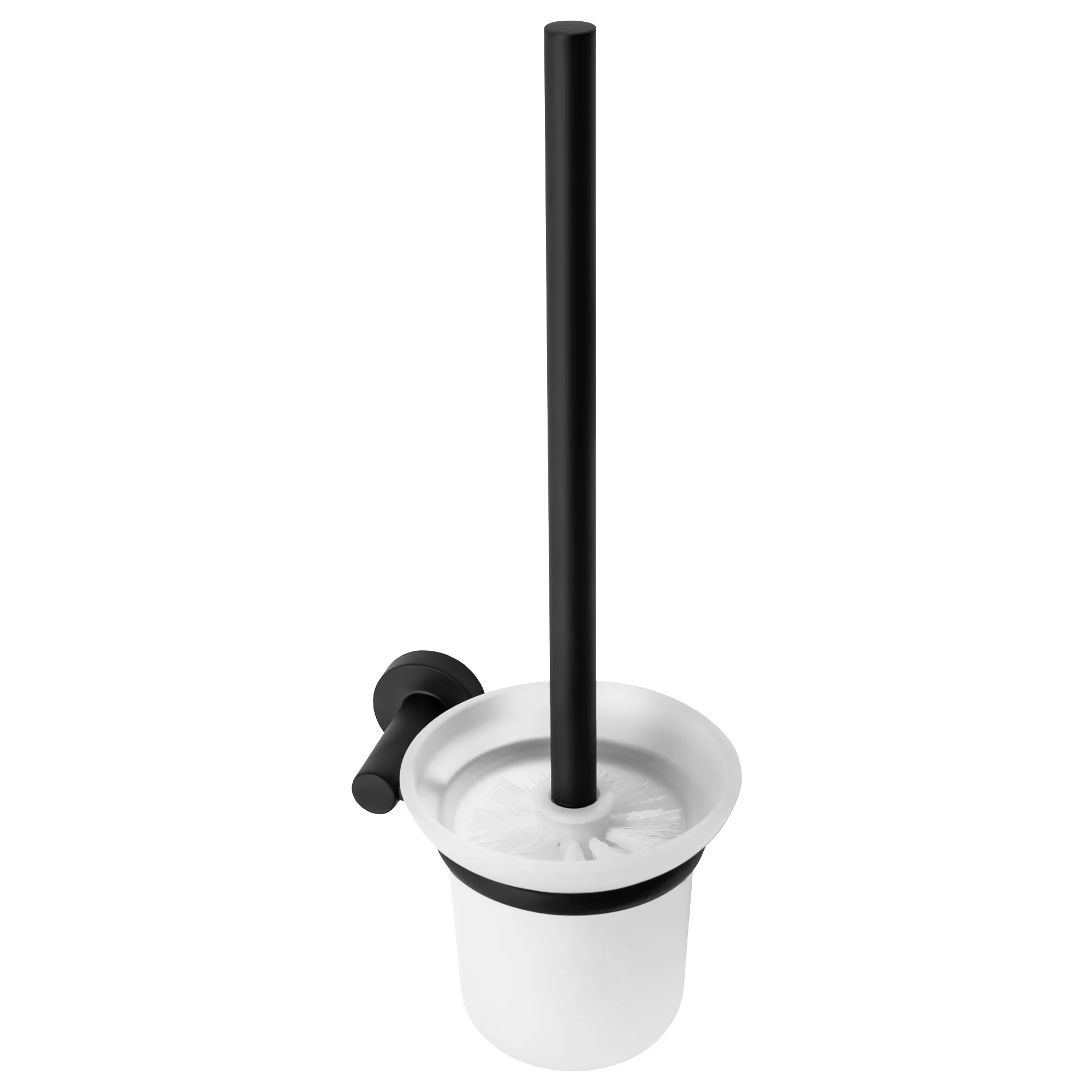 Perie Wc cu suport finisaj negru mat model rotund 77044 [2]