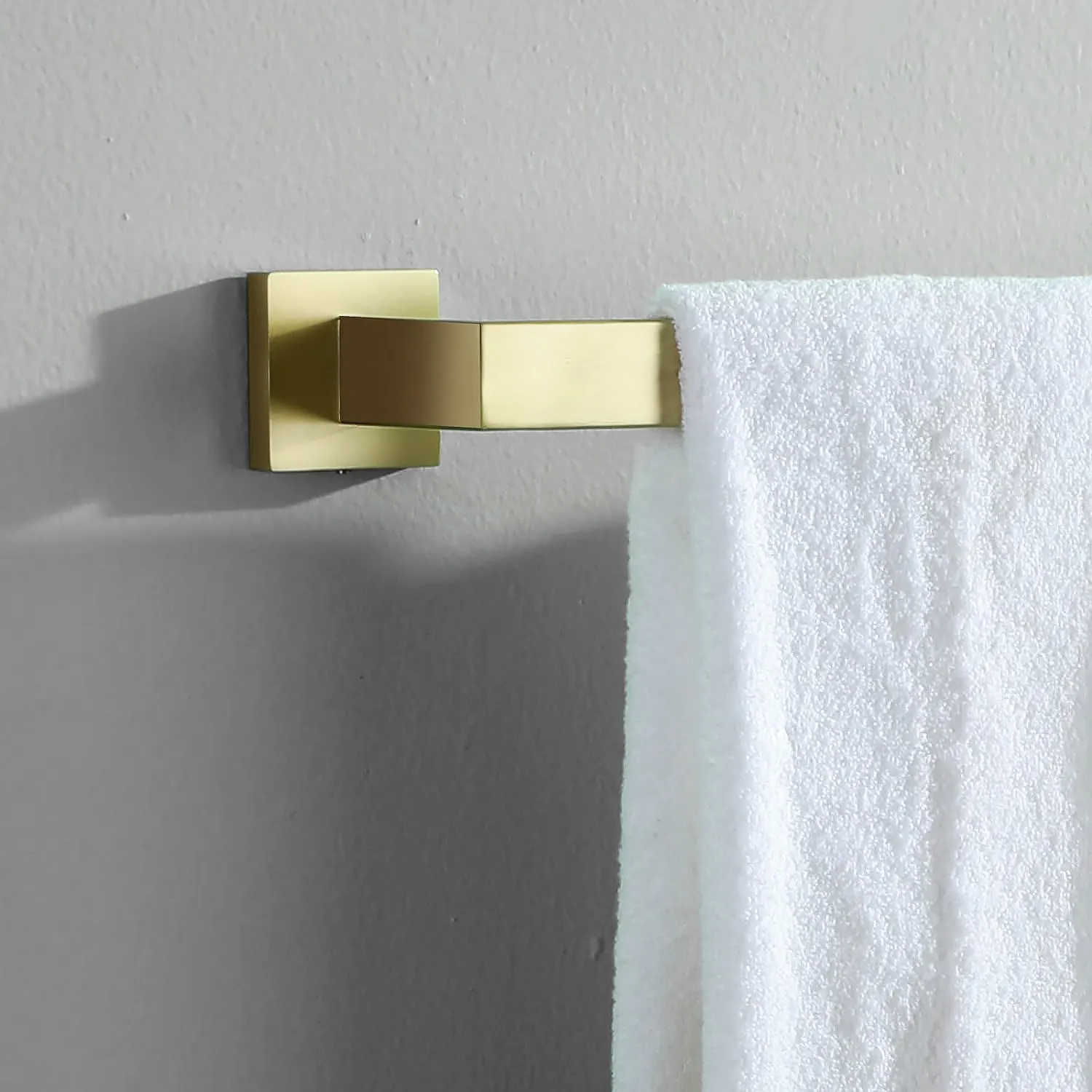 Suport prosop baie finisaj auriu periat model pătrat 332917A Brush Gold [5]