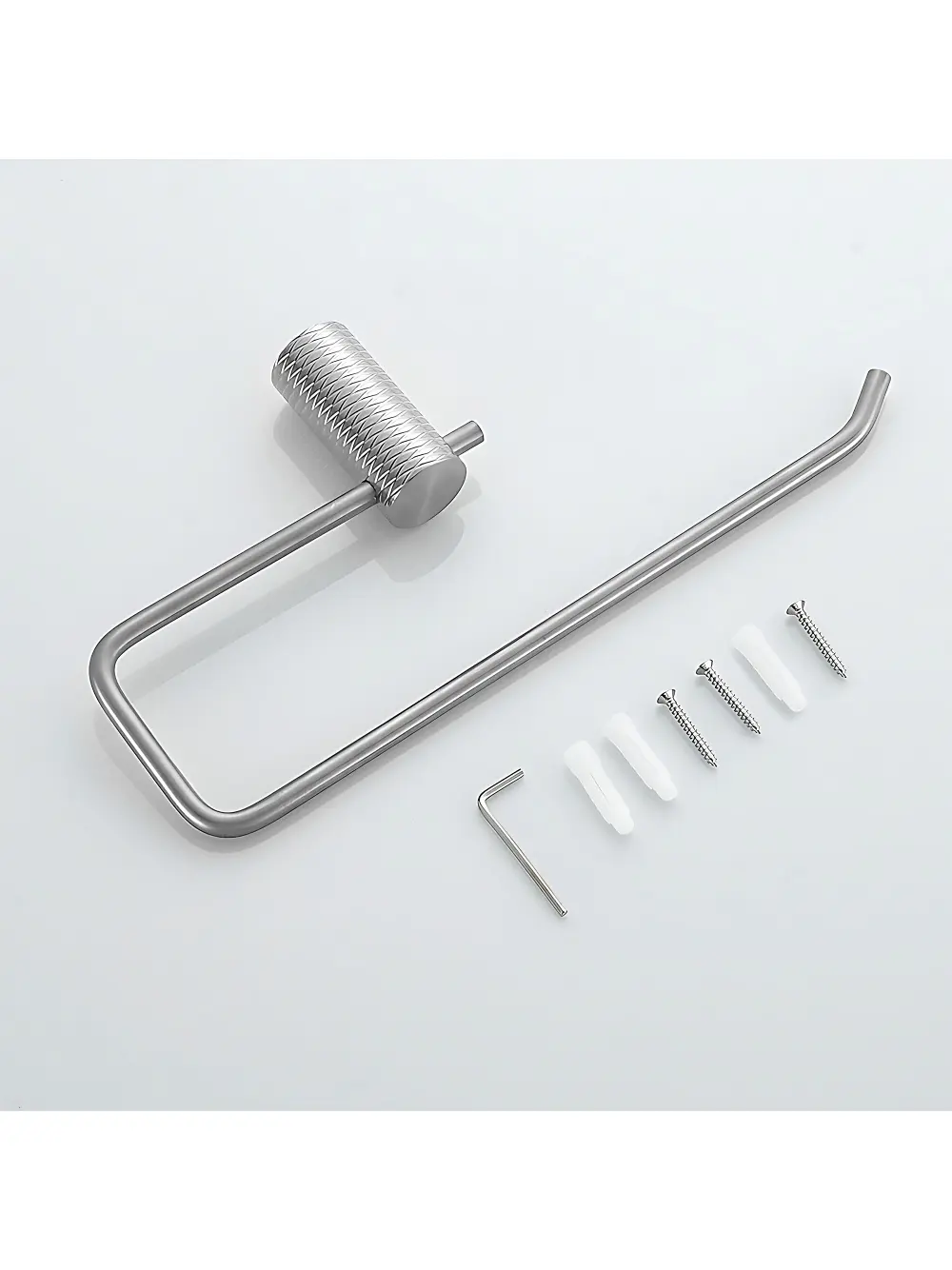 Suport prosop baie finisaj crom periat model Brush Nickel 9710 seria Prism [3]