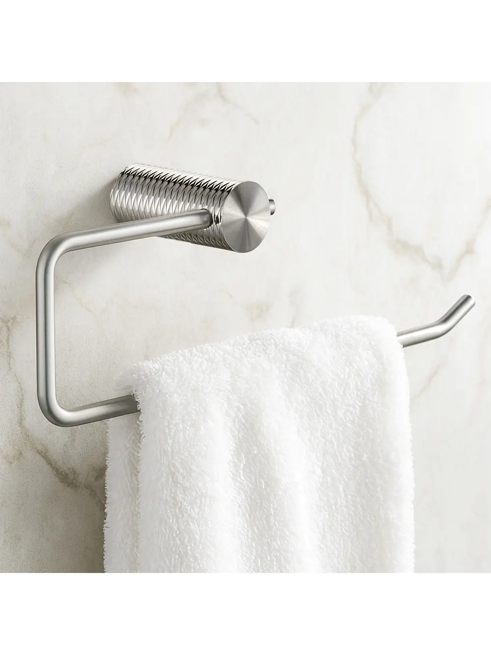 Suport prosop baie finisaj crom periat model Brush Nickel 9710 seria Prism [2]